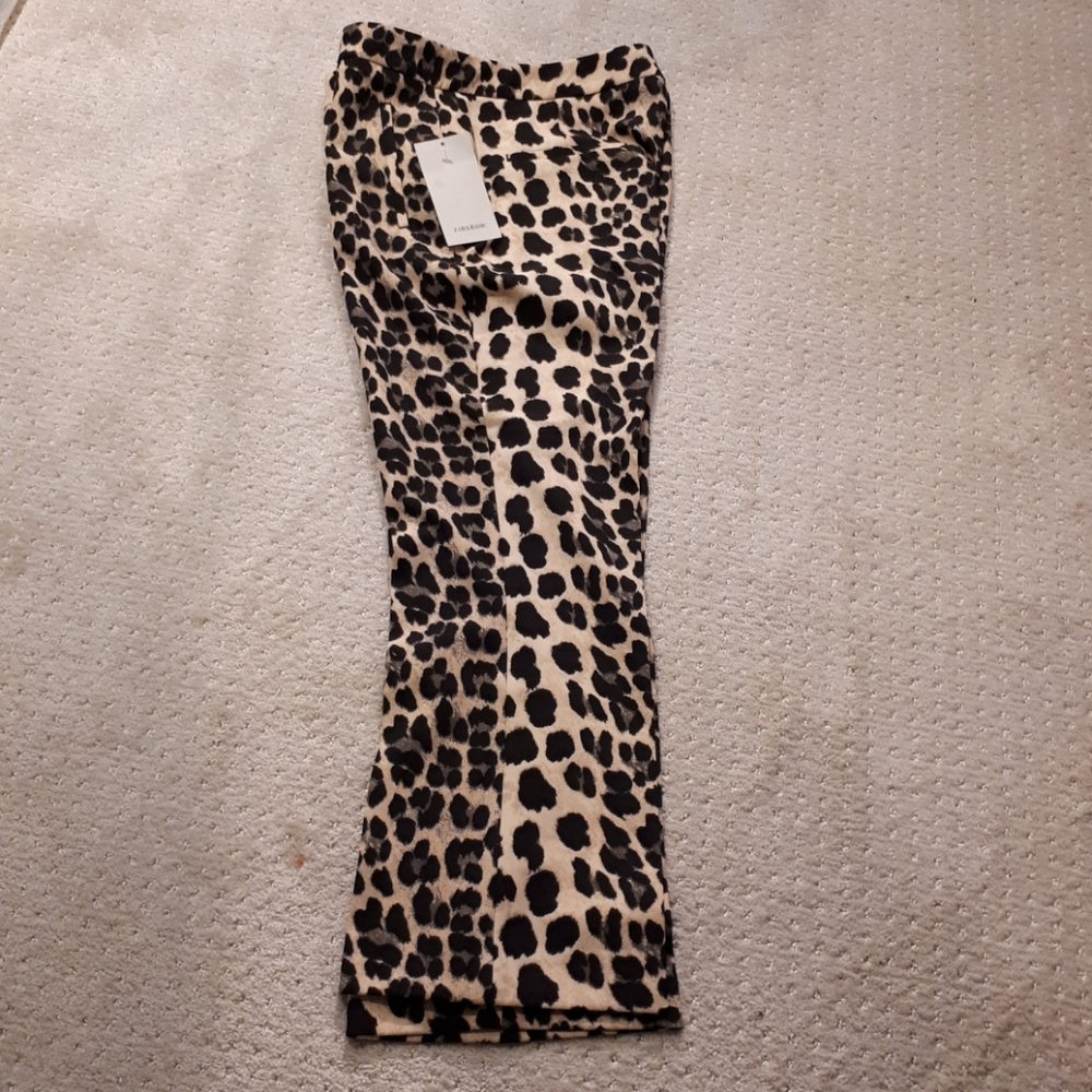 Zara leopard print pants